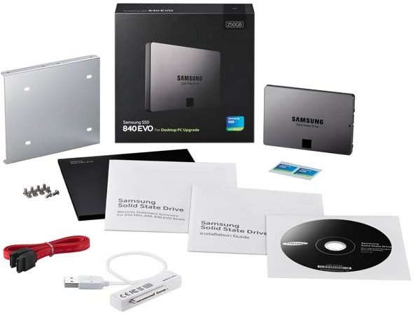 Samsung SSD 840 EVO - 250GB, Desktop Kit_225710566