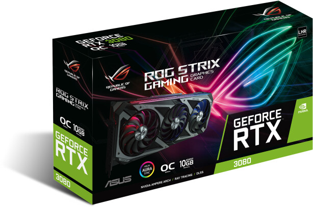 ASUS GeForce ROG-STRIX-RTX3080-O10G-V2-GAMING, LHR, 10GB GDDR6X_177603423