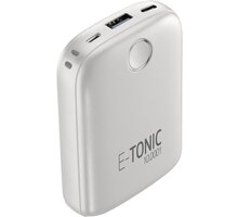CellilarLine powerbanka E-Tonic, 10000mAh, USB, 10W, bílá_761190394