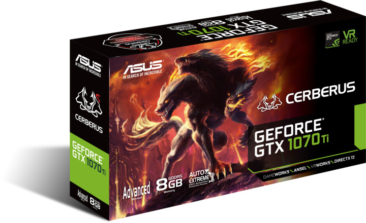 ASUS GeForce CERBERUS-GTX1070TI-A8G, 8GB GDDR5_116360601