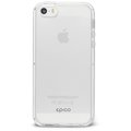 EPICO pružný plastový kryt s rámečkem pro iPhone 5/5S/SE EPICO GUARD- stříbrný_920955606