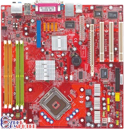 MicroStar 915GMB-FI - Intel 915G BTX_800780922