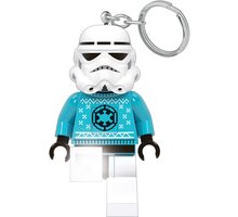 Klíčenka LEGO Star Wars - Stormtrooper ve svetru, svítící figurka LGL-KE174