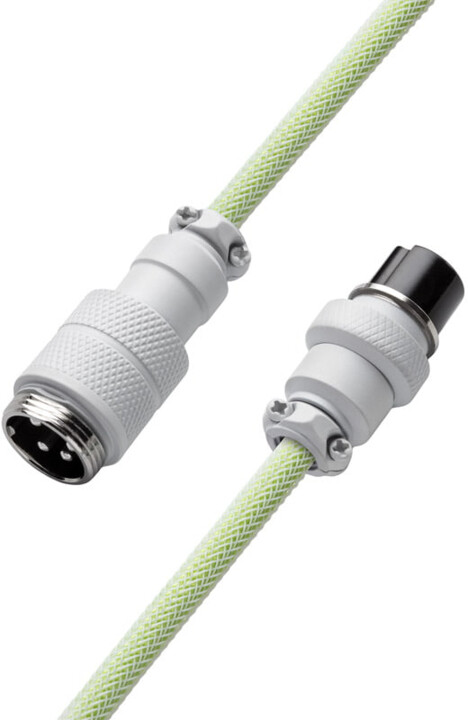 CableMod Pro Coiled Cable, USB-C/USB-A, 1,5m, Lime Sorbet_1034531594