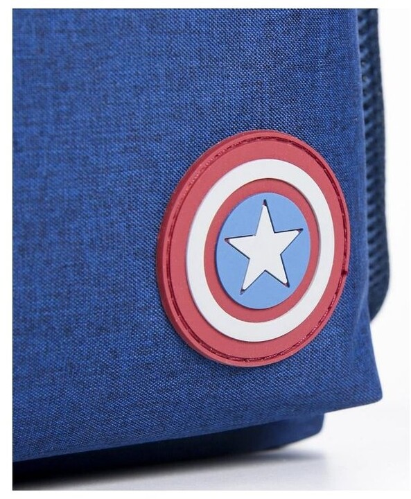 Batoh Avengers - Captain America logo, modro šedý_906629085