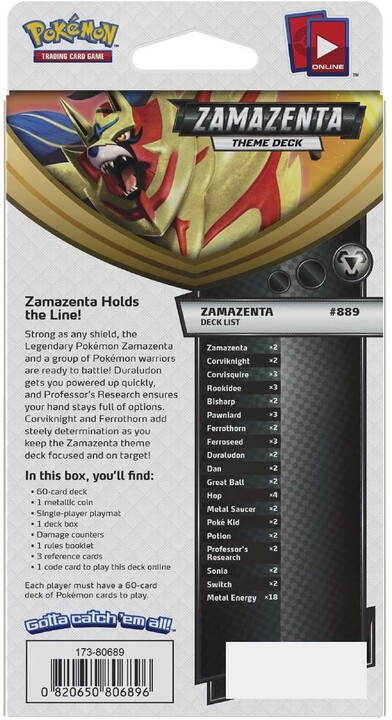 Pokémon TCG: Sword and Shield - Rebel Clash Zamazenta Theme Deck_1085413893