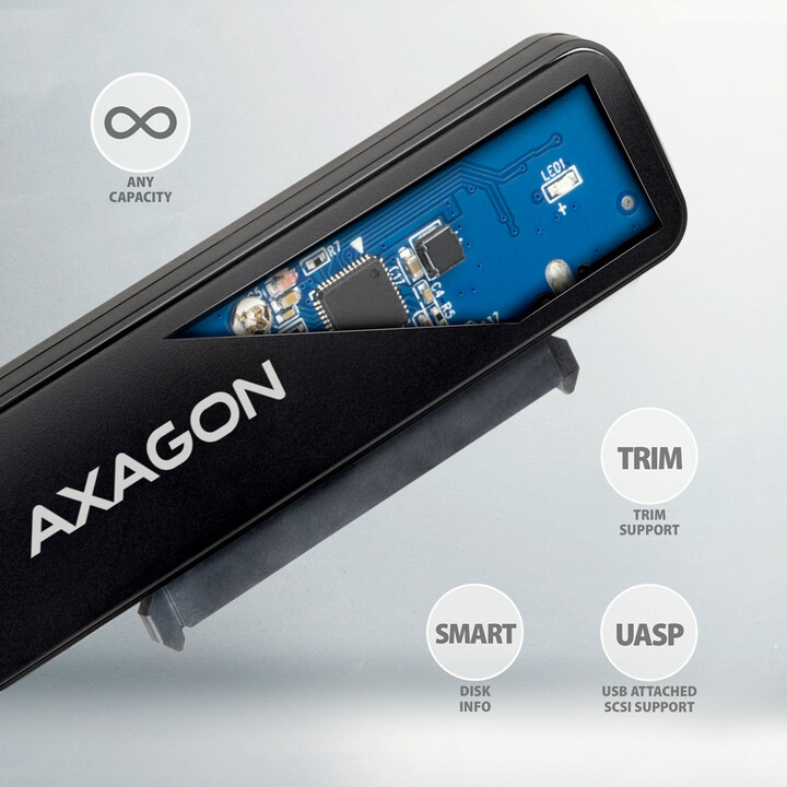 Dokovací stanice Axagon ADSA-FP2A USB-C, SATA 6G_1352247680