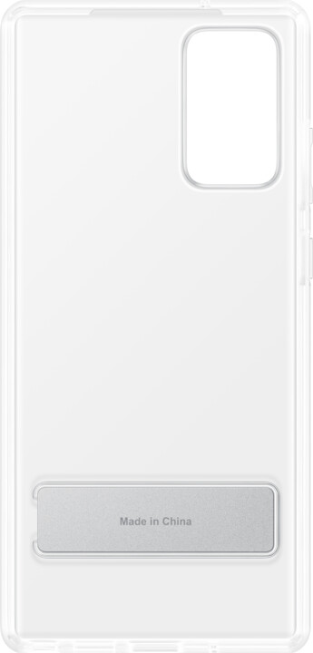 Samsung ochranný kryt Clear Cover pro Samsung Galaxy Note20 se stojánkem, transparentní_897658728