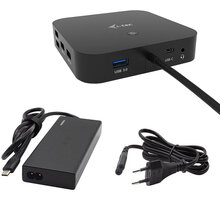 i-tec USB-C Dual Display Docking Station with Power Delivery 65W + Universal Charger 77 W_1218275970