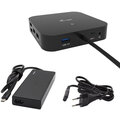 i-tec USB-C Dual Display Docking Station with Power Delivery 65W + Universal Charger 77 W