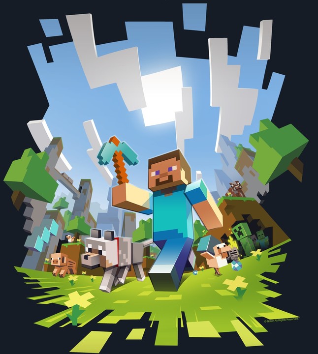 Tričko Minecraft Adventure, dětské (L)_1203388203