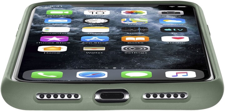 CellularLine ochranný silikonový kryt SENSATION pro Apple iPhone 11 Pro, zelená_257034500