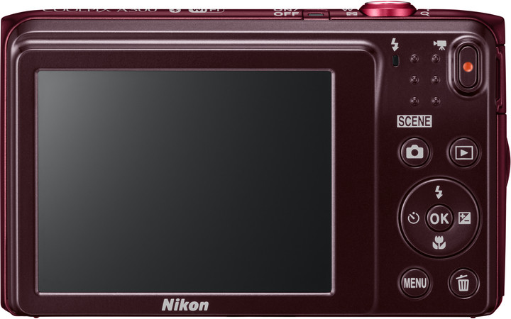 Nikon Coolpix A300, červená lineart_1249336028