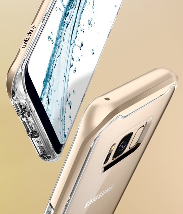 Spigen Neo Hybrid Crystal pro Samsung Galaxy S8, gold maple_1525412366