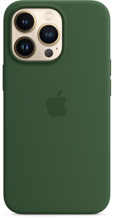 Apple silikonový kryt s MagSafe pro iPhone 13 Pro, jetelově zelená_485841176