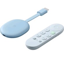 Google Chromecast 4 s Google TV 4K, modrá_1051749384