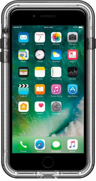 LifeProof Next ochranné pouzdro pro iPhone 7+/8+ průhledné - černé_795508250