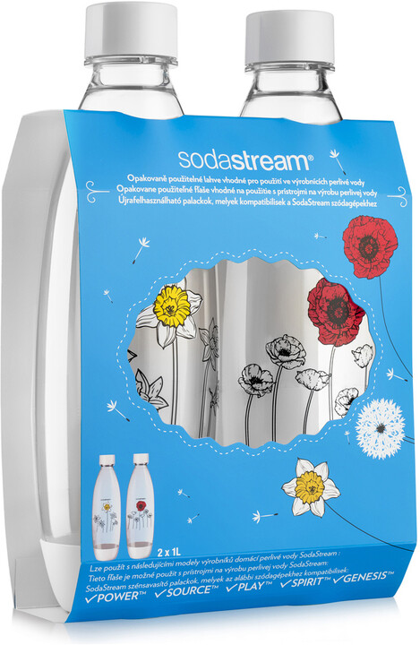 SodaStream Lahev FUSE 2 x 1l Květiny v zimě SODA_1961519021