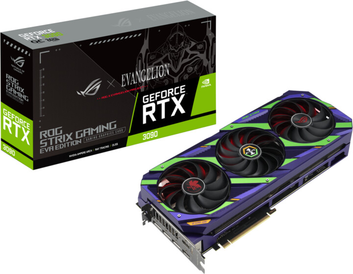 ASUS GeForce ROG-STRIX-RTX3090-O24G EVA, 24GB GDDR6X