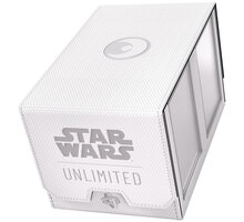 Krabička na karty Gamegenic - Star Wars: Unlimited Double Deck Pod, bílá/černá 04251715413876