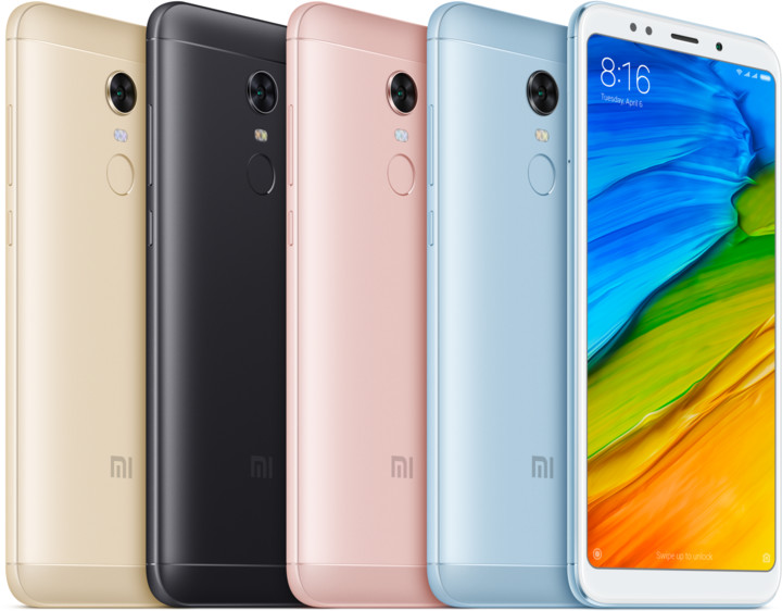 Telefon Xiaomi Redmi 5 Plus CZ LTE, 32GB, 3GB, modrá (v ceně 4190 Kč)_1096440755