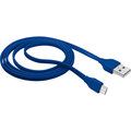 Trust Flat Micro-USB kabel 1m, modrá