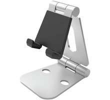 Desire2 univerzální hliníkový stojánek pro mobilní telefony a tablety, stříbrný_1828702518