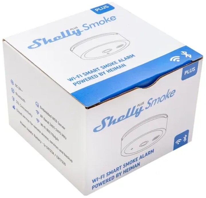 Shelly Detektor kouře, WiFi, balení 4+1 ks_459744898