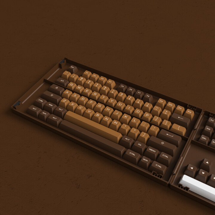 Akko Chocolate, 158 kláves, ASA, hnědé_952532333