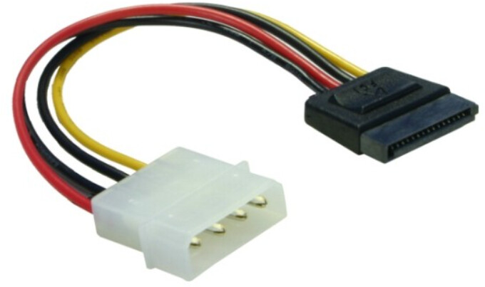 Delock adaptér MOLEX 4-pin na SATA 15-pin, přímý, 6cm_1732897118