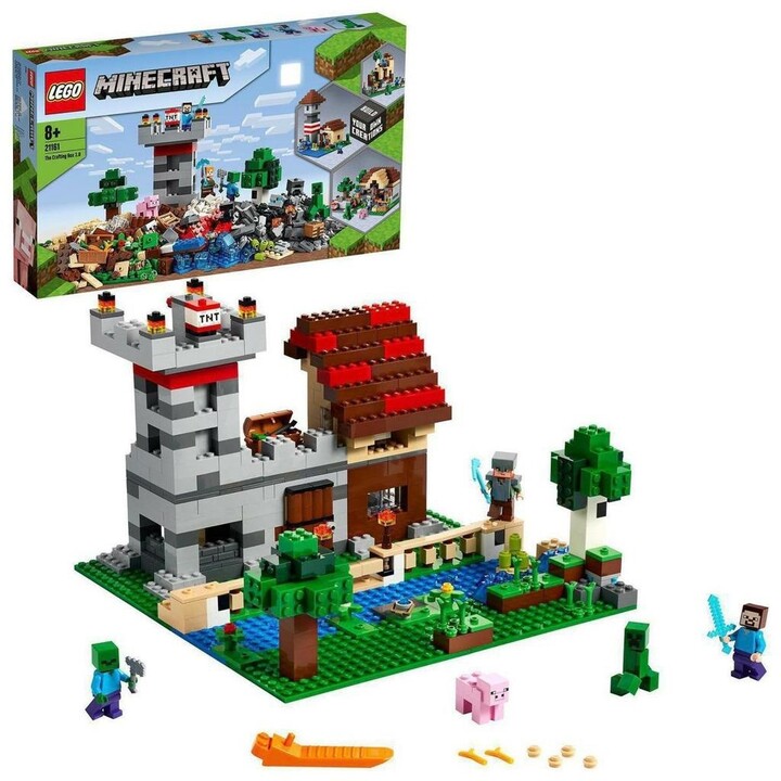 Extra výhodný balíček LEGO® Minecraft® - Kreativní box 21161, Podivný les 21168 a Králičí ranč 21181_492566288