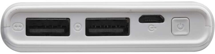 Emos Alpha 5 powerbanka, 5000 mAh + kabel USB-C, bílá
