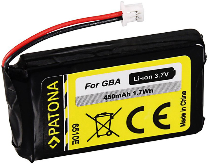 Patona baterie pro herní konzoli Nintendo GBA 450mAh Li-lon 3,7V_1254541531