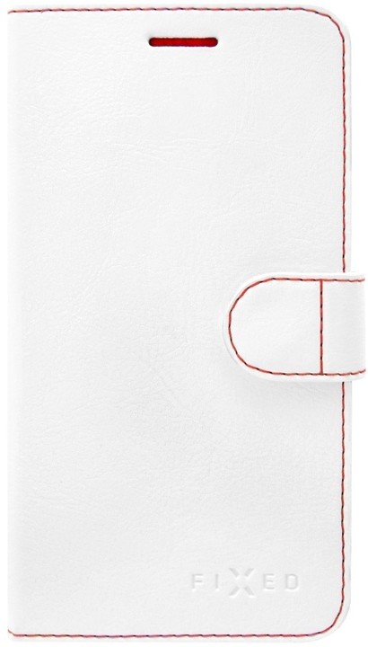 FIXED FIT pouzdro typu kniha pro Sony Xperia E5, bílé_948472981