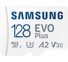 Samsung EVO Plus SDXC 128GB UHS-I (Class 10) + adaptér MB-MC128KA/EU