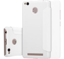 Nillkin Sparkle Leather Case pro Xiaomi Redmi 3 Pro, bílá_2139253175
