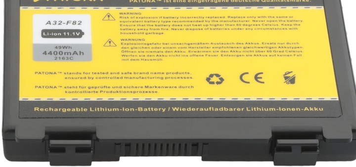 Patona baterie pro ASUS, K50ij 4400mAh 11,1V