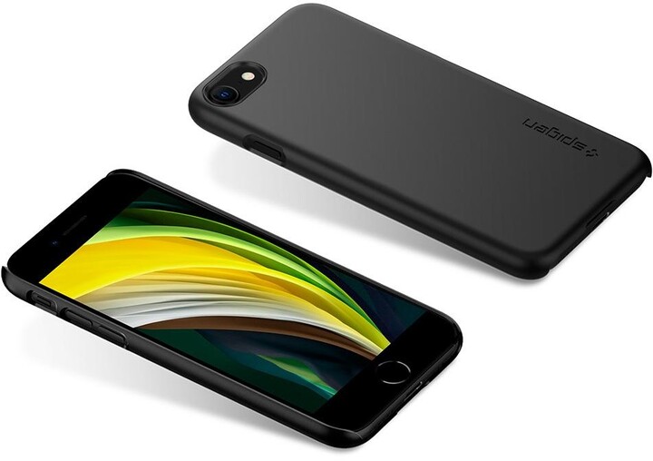 Spigen ochranný kryt Thin Fit pro iPhone SE (2022/2020)/8/7, černá_259927598