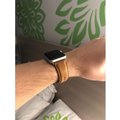 ESES kožený řemínek 42/44mm pro apple watch, světle hnědá_855294385
