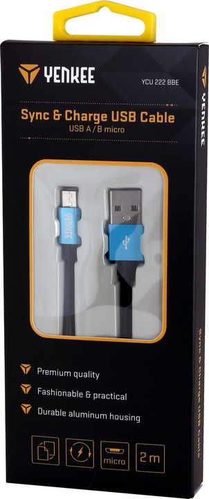 YENKEE YCU 222 BBE kabel USB / micro 2m