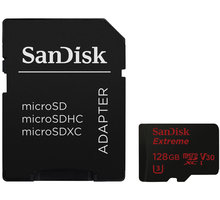 SanDisk Micro SDXC Extreme 128GB 90MB/s UHS-I U3 V30 + SD adaptér_530002837