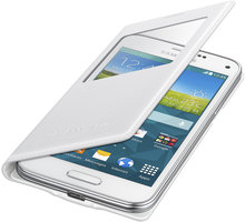 Samsung flipové pouzdro S-view EF-CG800B pro Galaxy S5 mini (SM-G800), bílá_622011139