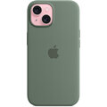 Apple Silikonový kryt s MagSafe pro iPhone 15, cypřišově zelená_957636996