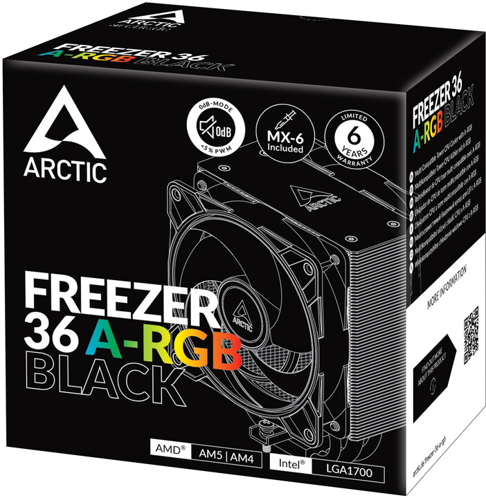 Arctic Freezer 36 A-RGB, černá_116296016
