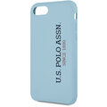 U.S. Polo silikonový kryt pro iPhone 8/SE2, světle modrá_1870566188