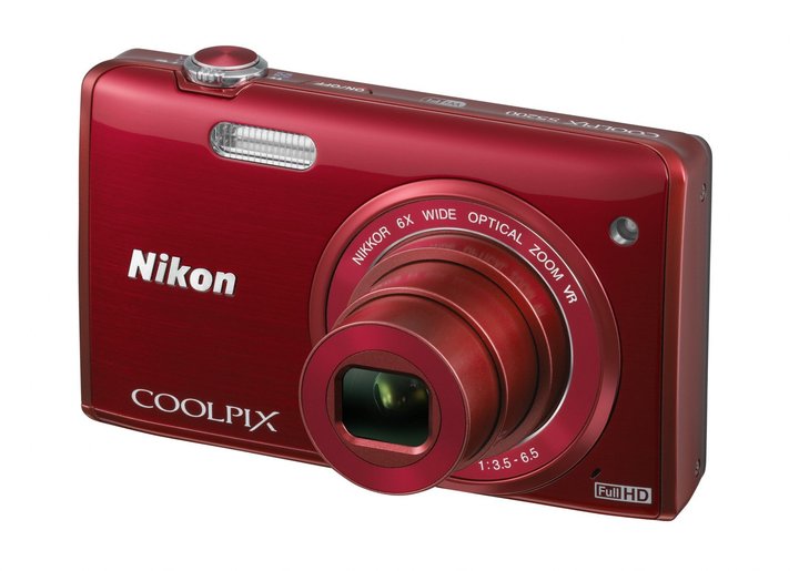 Nikon Coolpix S5200, červená_307357036