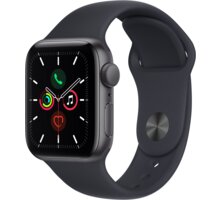Apple Watch SE GPS 40mm Space Grey, Midnight Sport Band S pojištěním od Mutumutu dostanete 5 000 Kč zpět - více ZDE