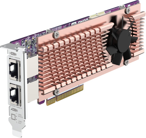QNAP QM2-2P410G2T - rozšiřující karta pro disky SSD M.2 2280 PCIe, (Gen4 x8)_1846089469
