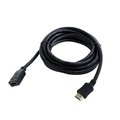 Gembird CABLEXPERT kabel HDMI-HDMI 4,5m, 1.4, M/F stíněný, zlacené kontakty, prodlužovací, černá