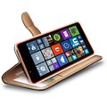 CELLY Wally pouzdro pro Microsoft Lumia 540 / 540 Dual SIM, PU kůže, černá_2007856361